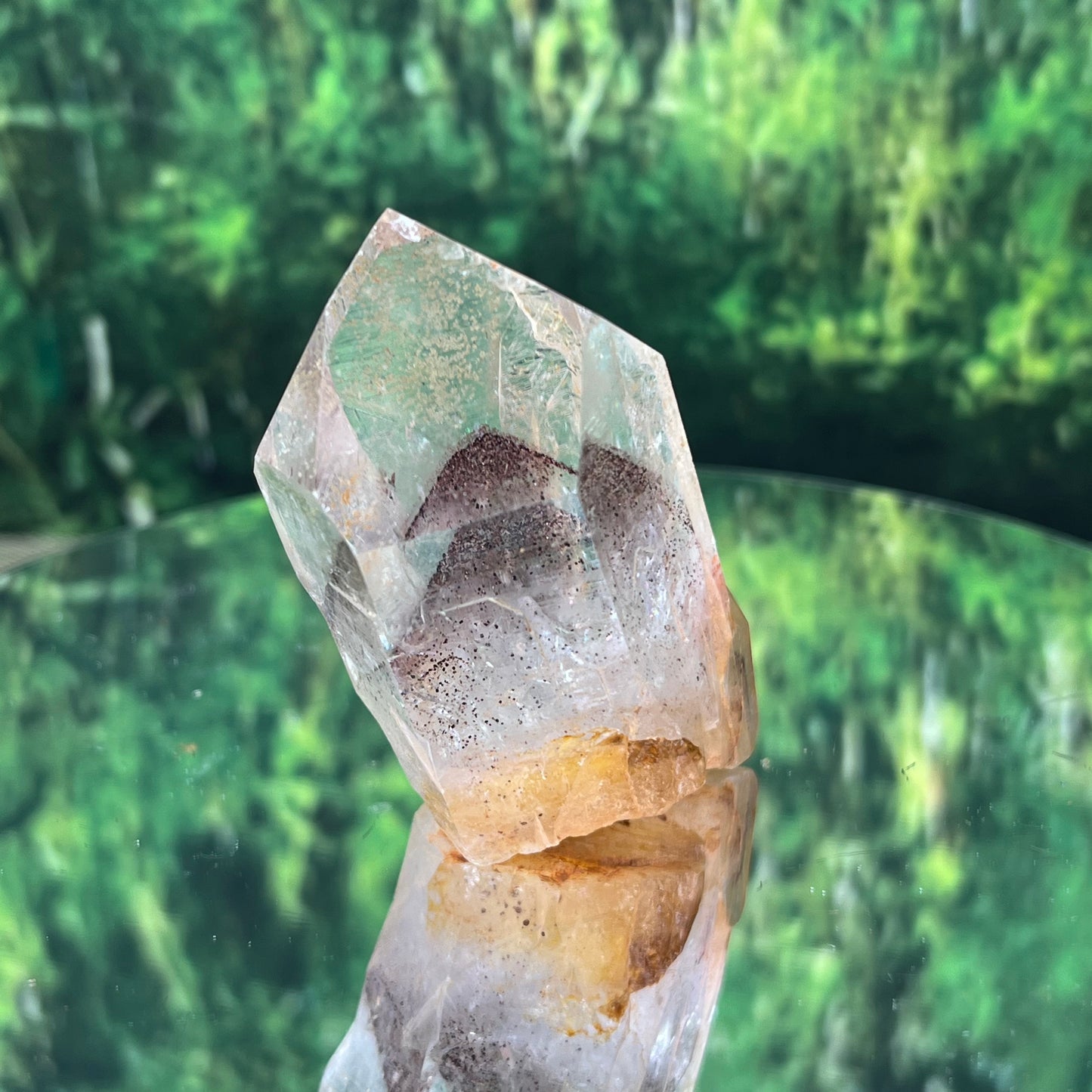 Hematite Phantom Quartz Point C