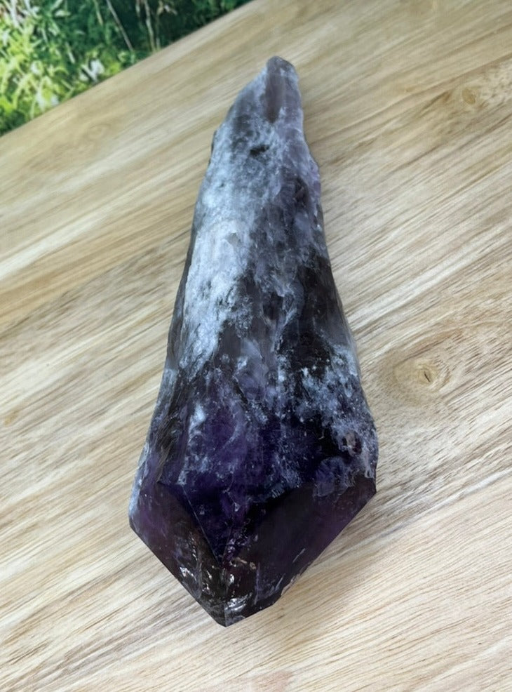 Amethyst Dragontooth Wand - F