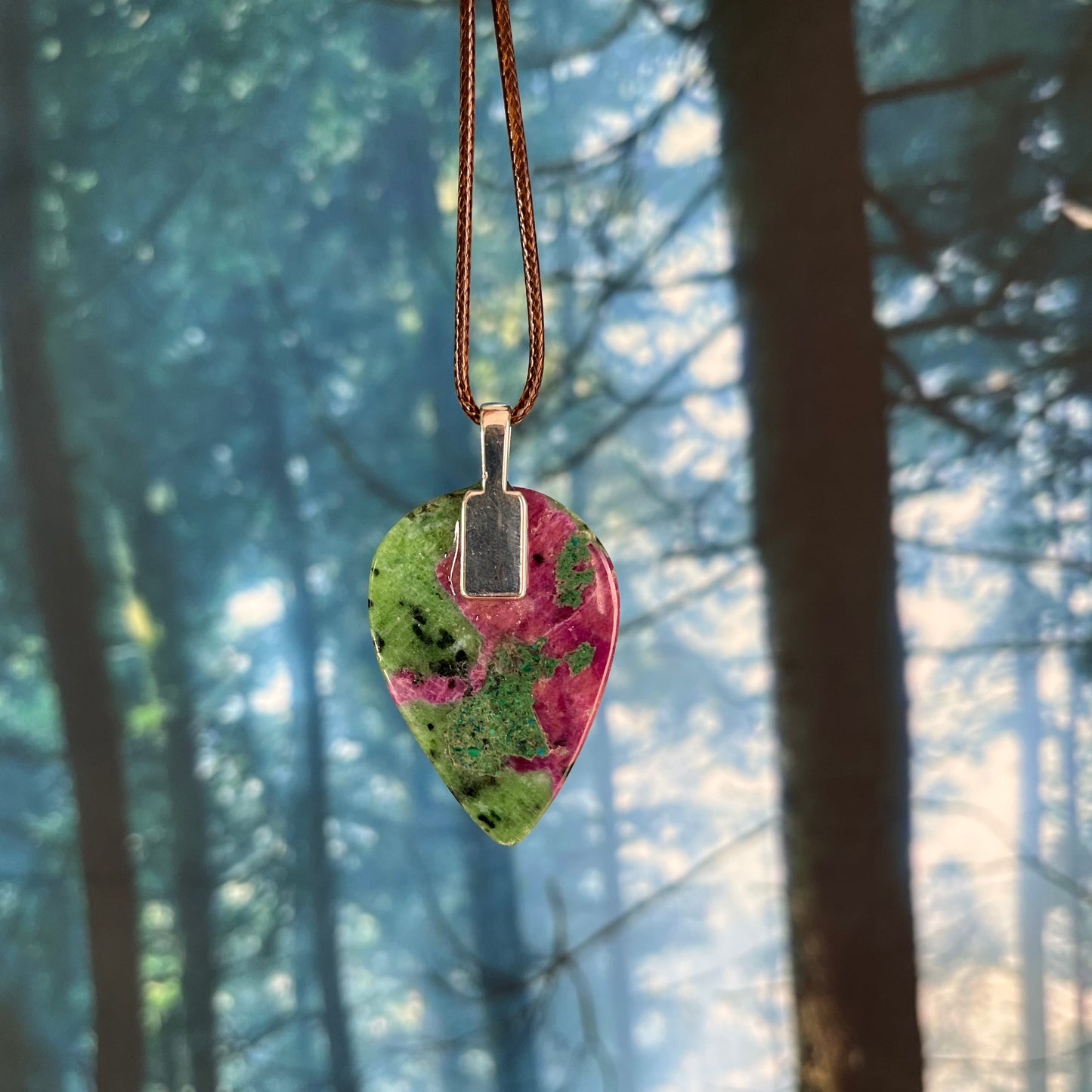 Ruby Zoisite Pendant