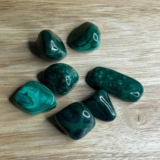 Malachite Tumbles, Medium