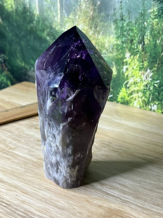 Amethyst Dragontooth Wand - D