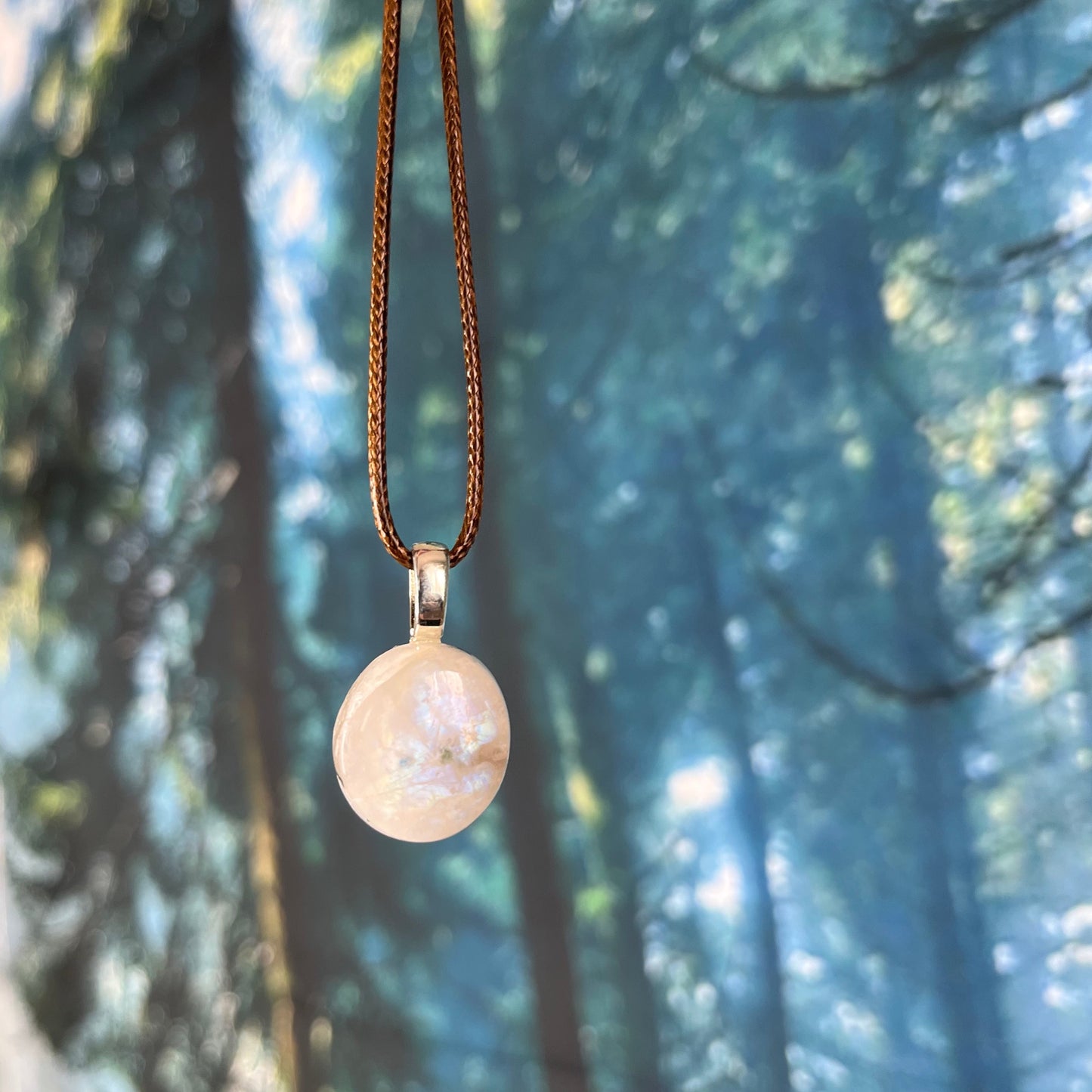 Rainbow Moonstone pendant