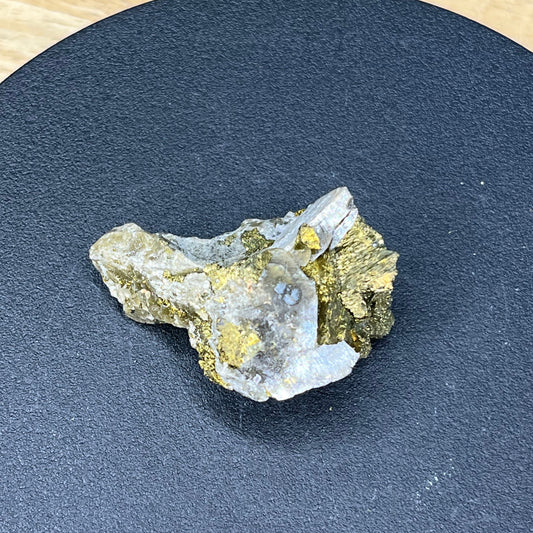 Siderite and Chalcopyrite - F