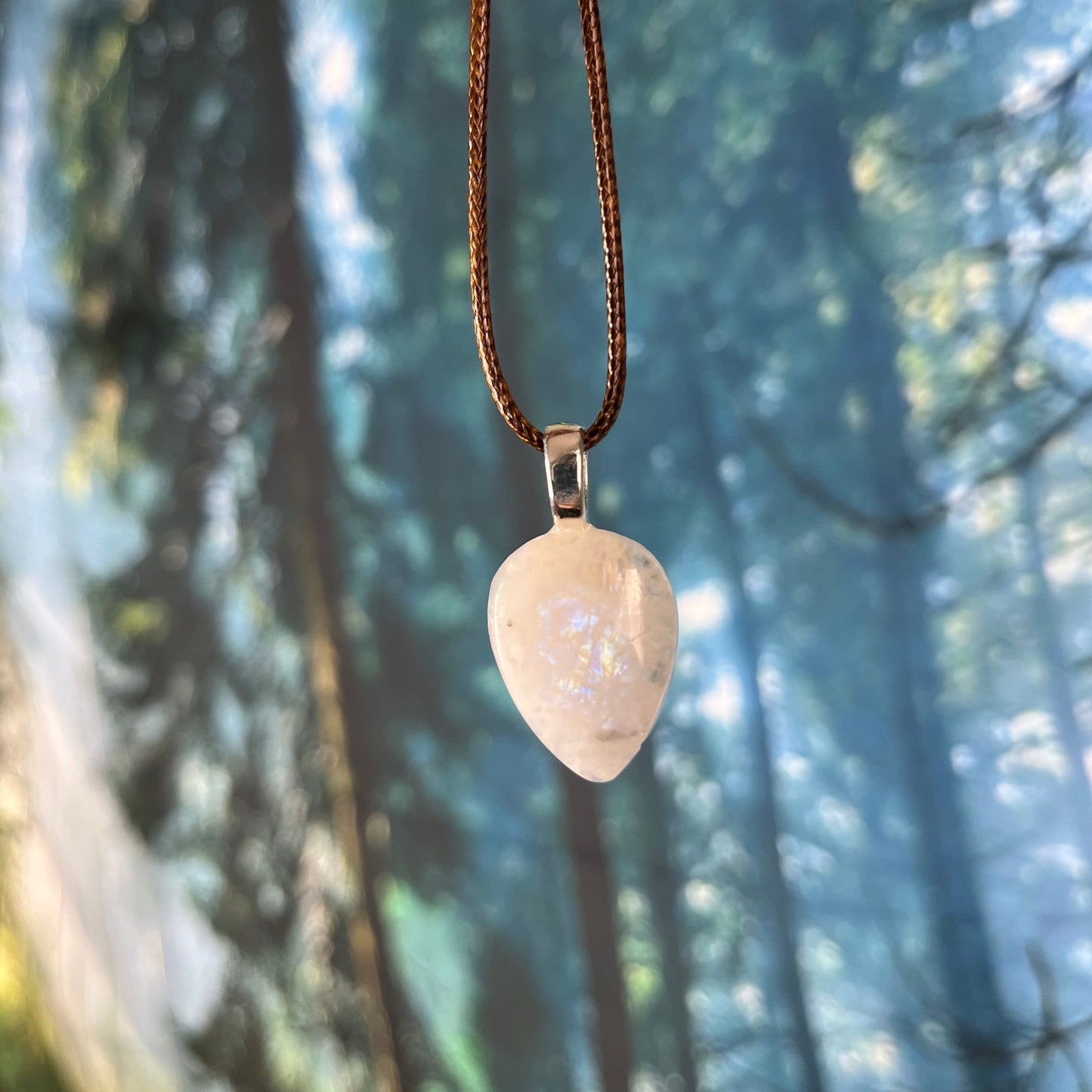 Rainbow Moonstone pendant