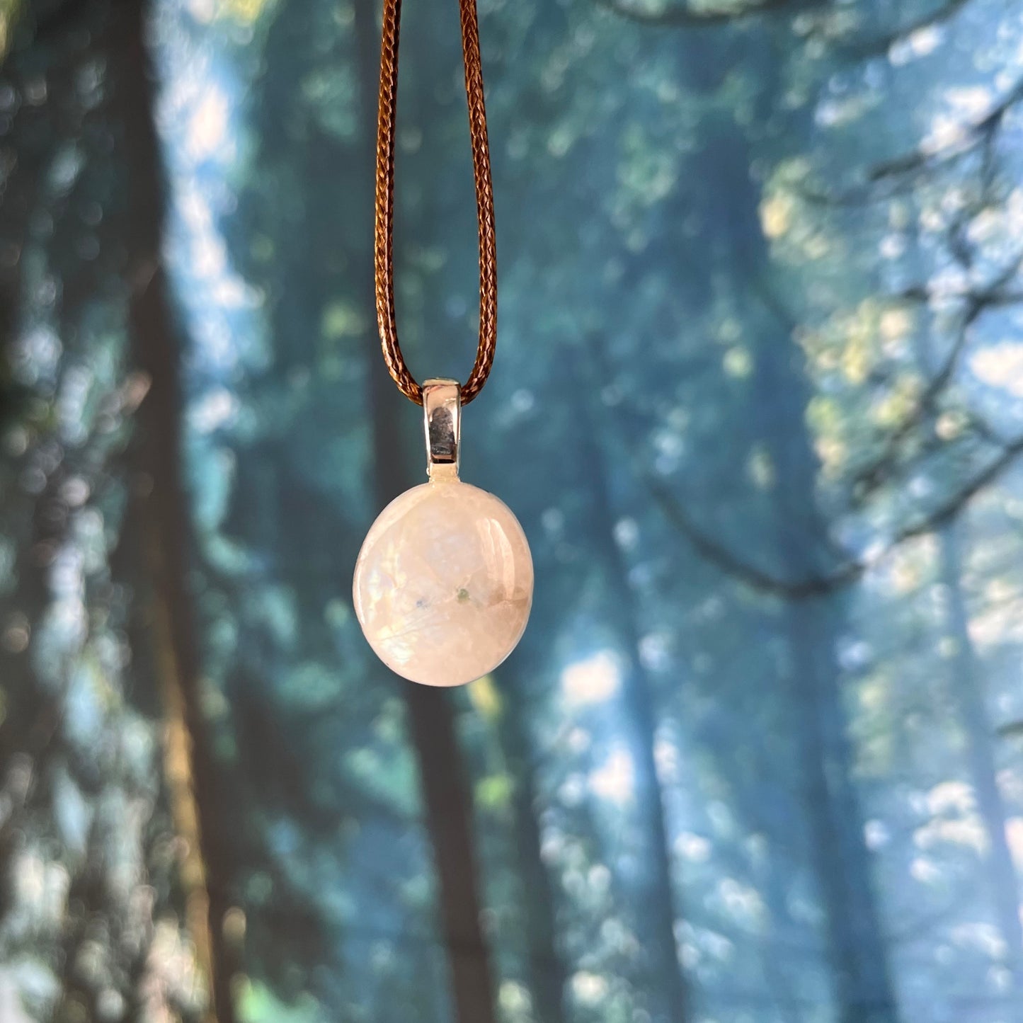 Rainbow Moonstone pendant