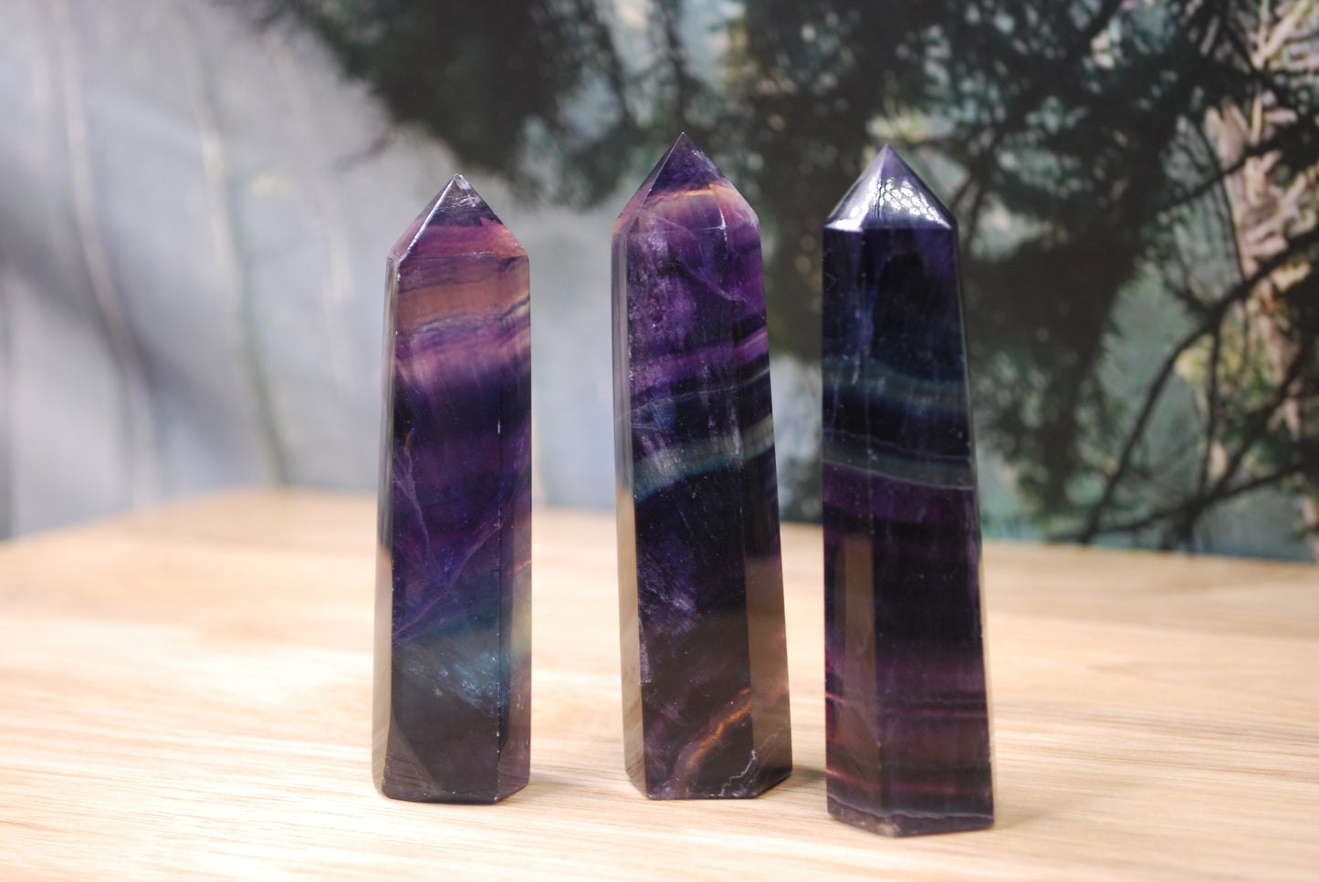 Fluorite Points - A