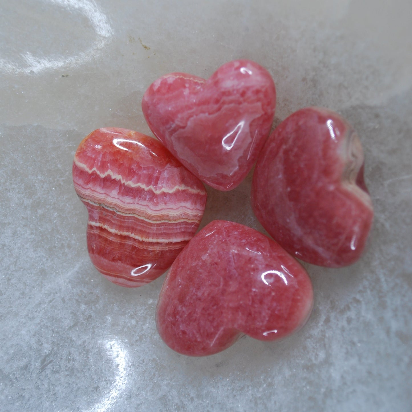 Rhodochrosite Heart - D