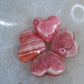 Rhodochrosite Heart - D