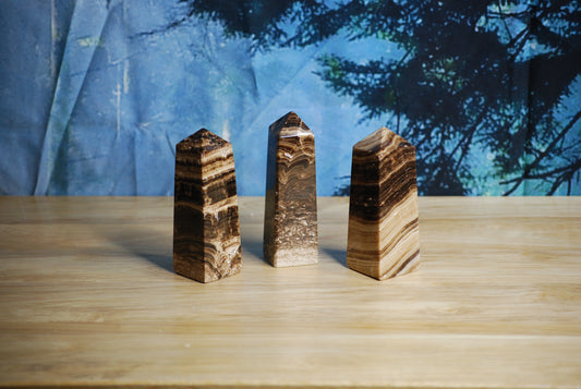 Chocolate Calcite - Tower