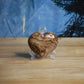 Chocolate Calcite - heart large