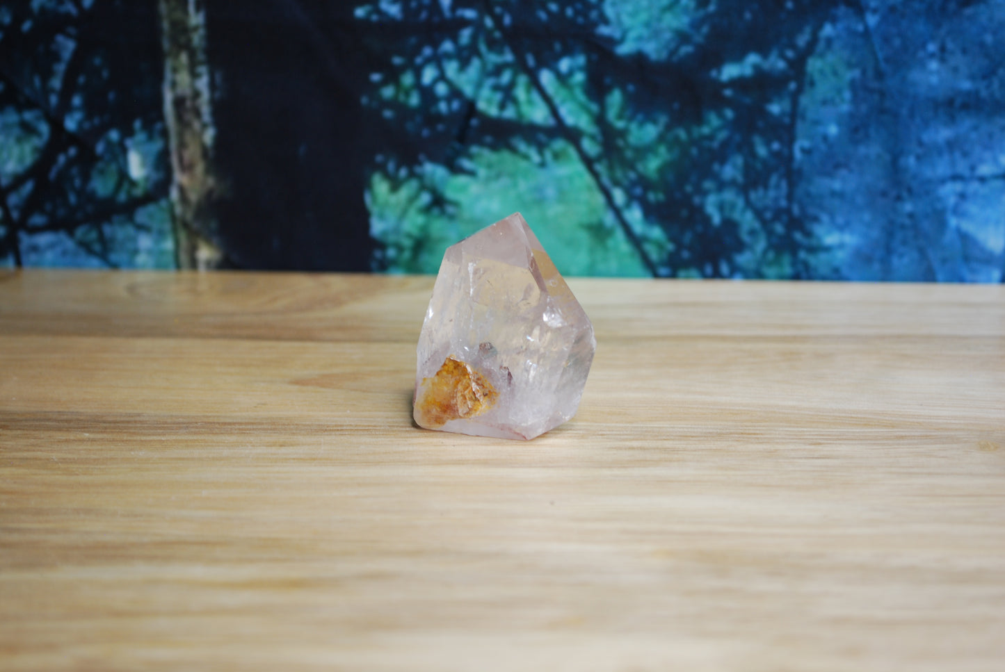 Hematite Phantom Quartz Point - G