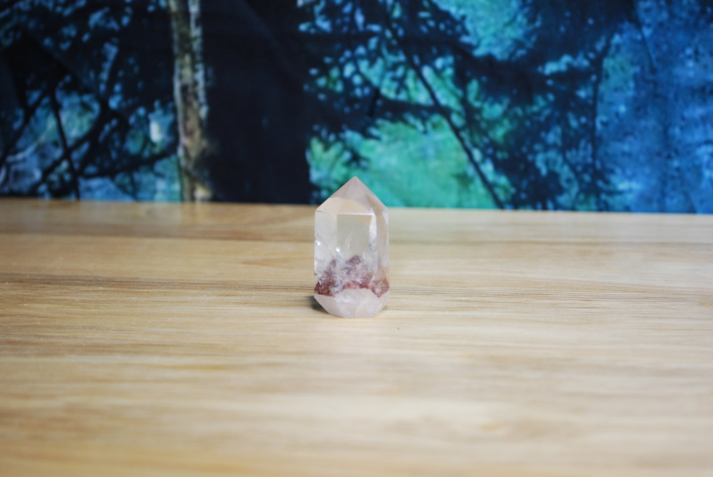 Hematite Phantom Quartz - Point - A