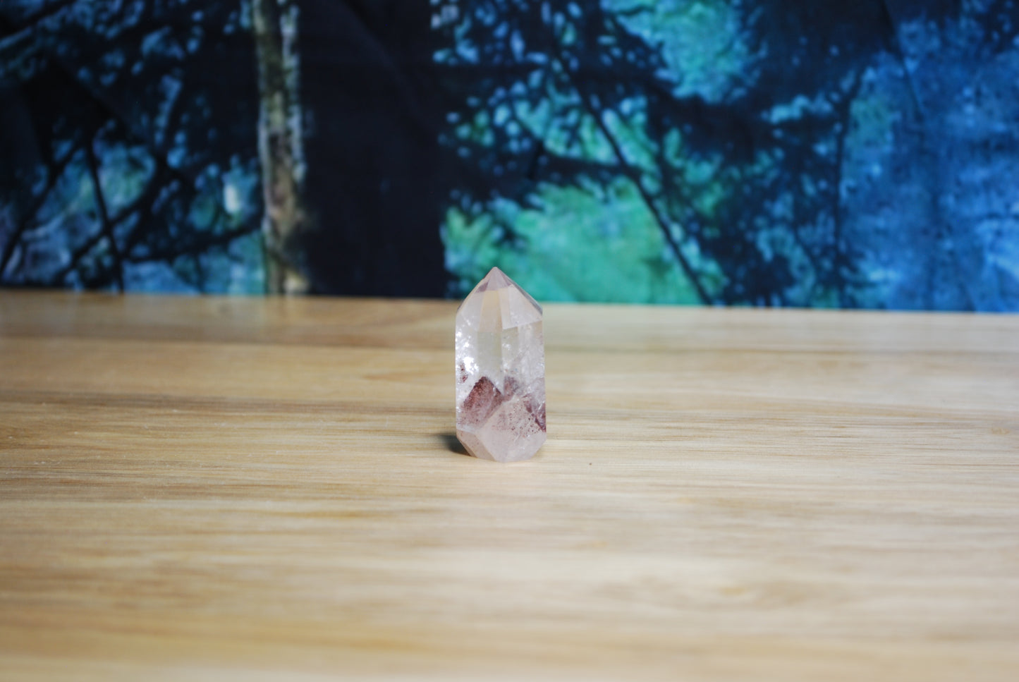 Hematite Phantom Quartz - Point - A