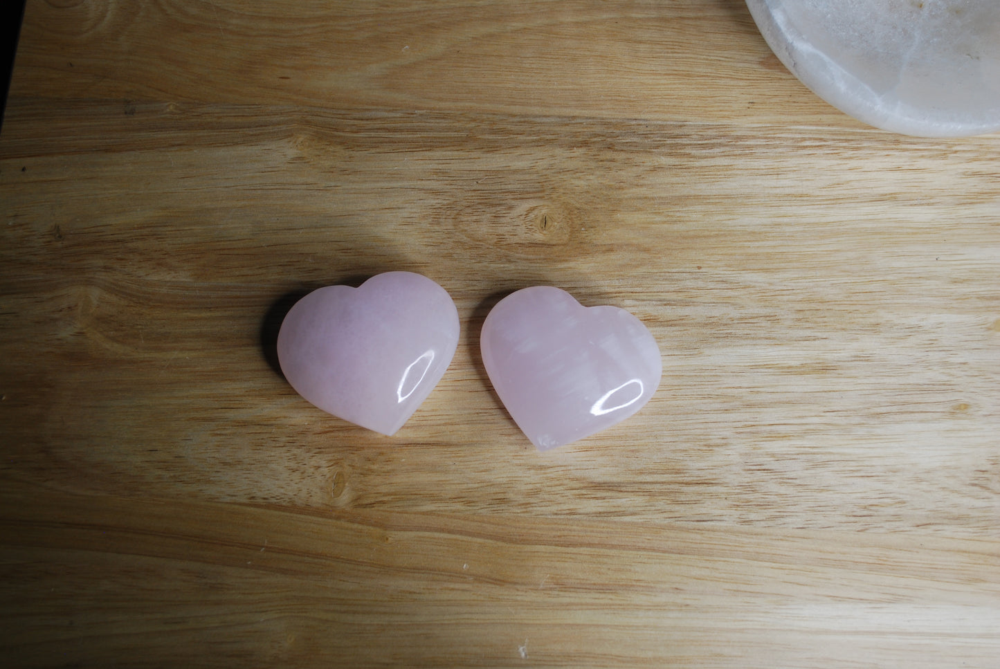 Pink Calcite Heart - medium