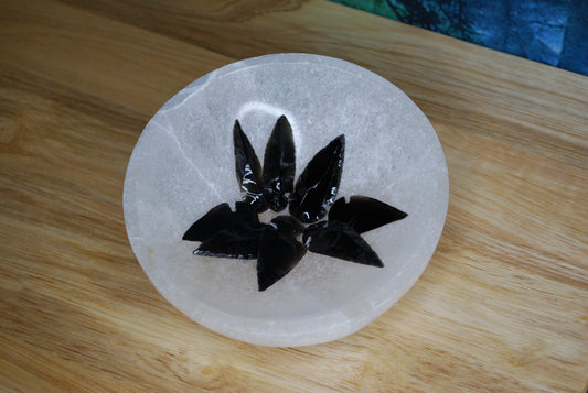 Obsidian arrowheads
