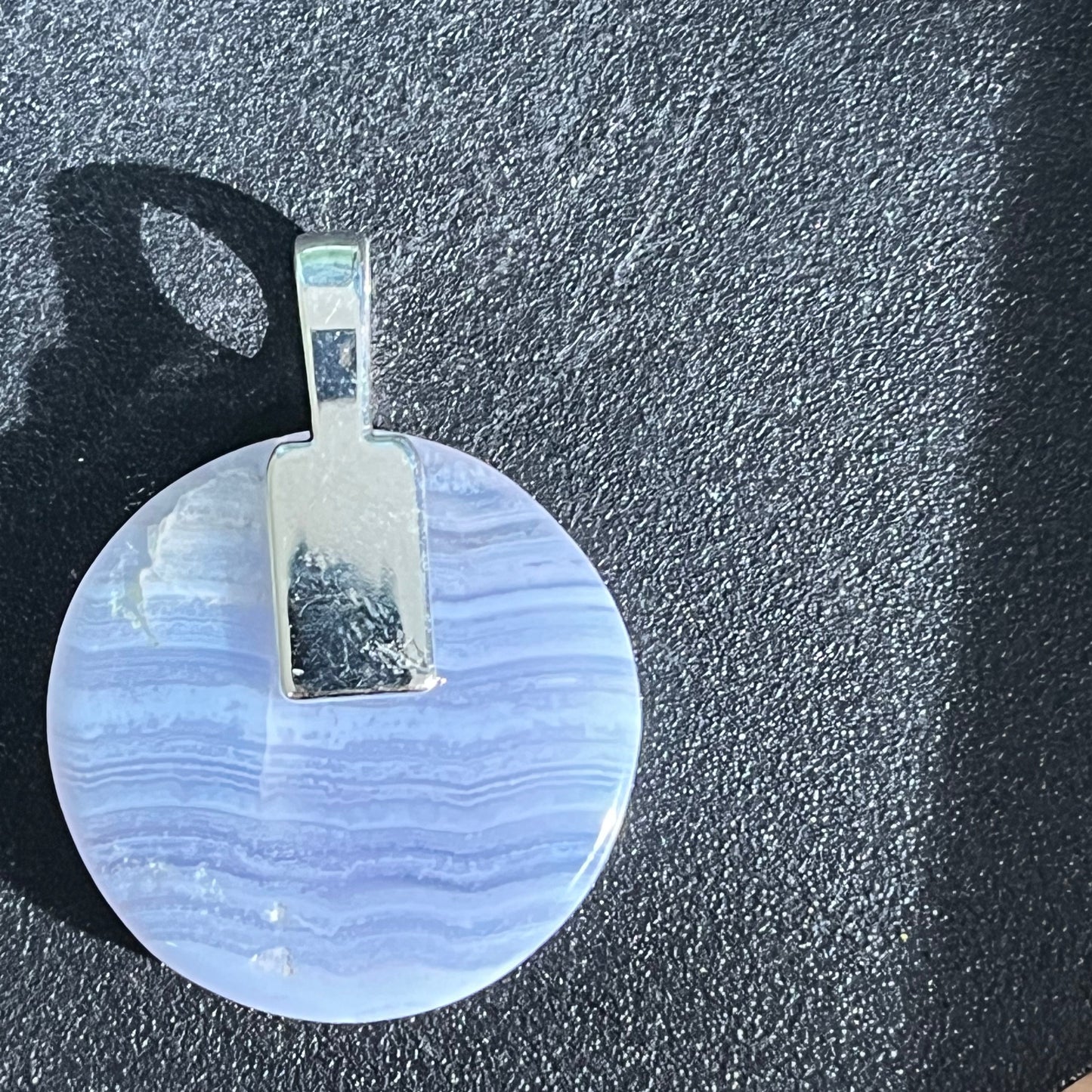 Blue Lace Agate pendant - C