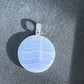 Blue Lace Agate pendant - C