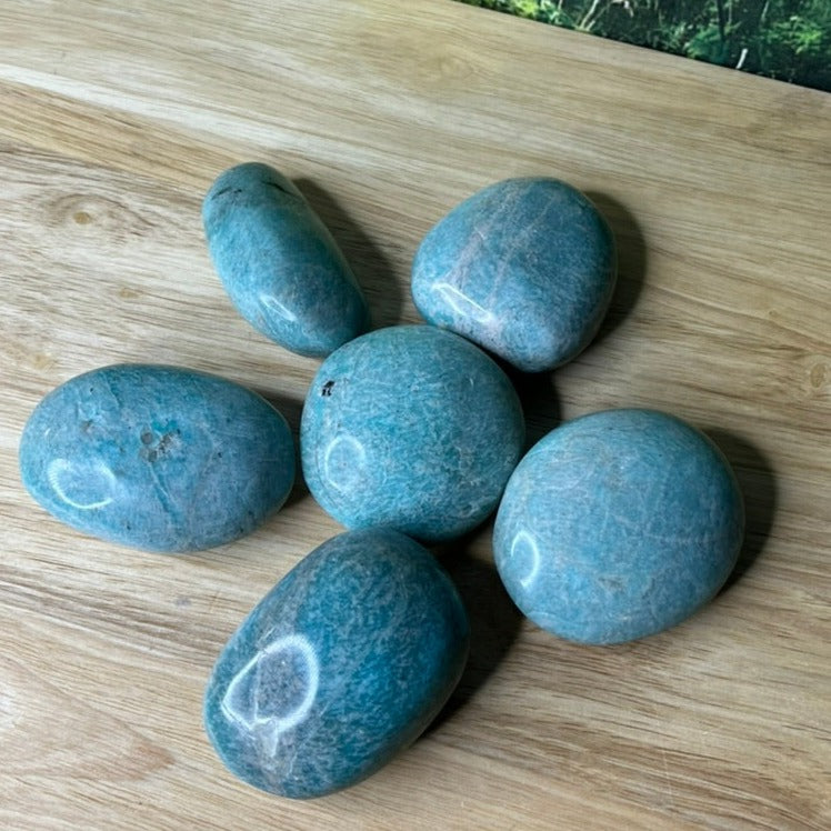 Amazonite Tumbled Stones - Jumbo