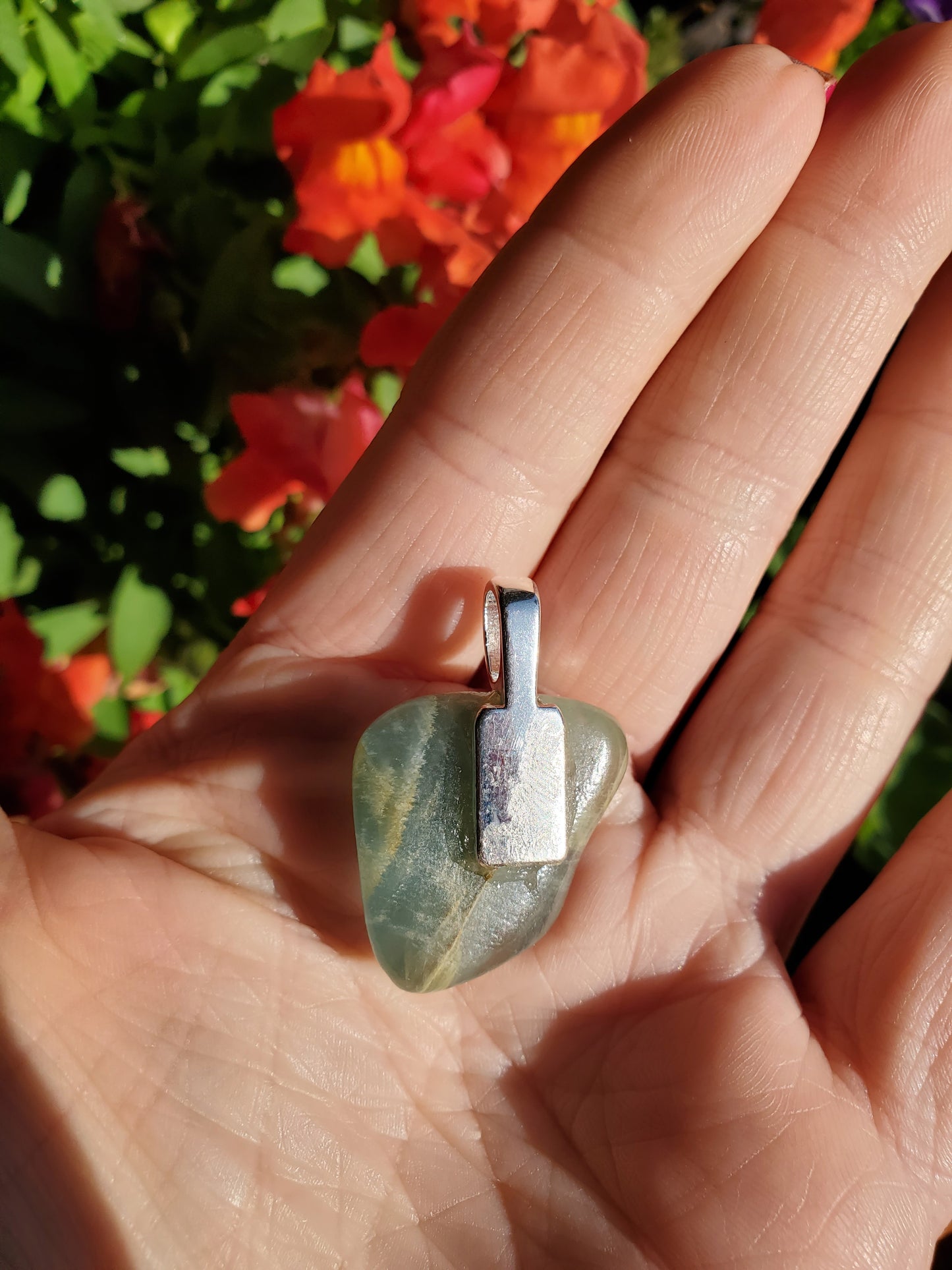 Argentinian Blue Calcite pendant