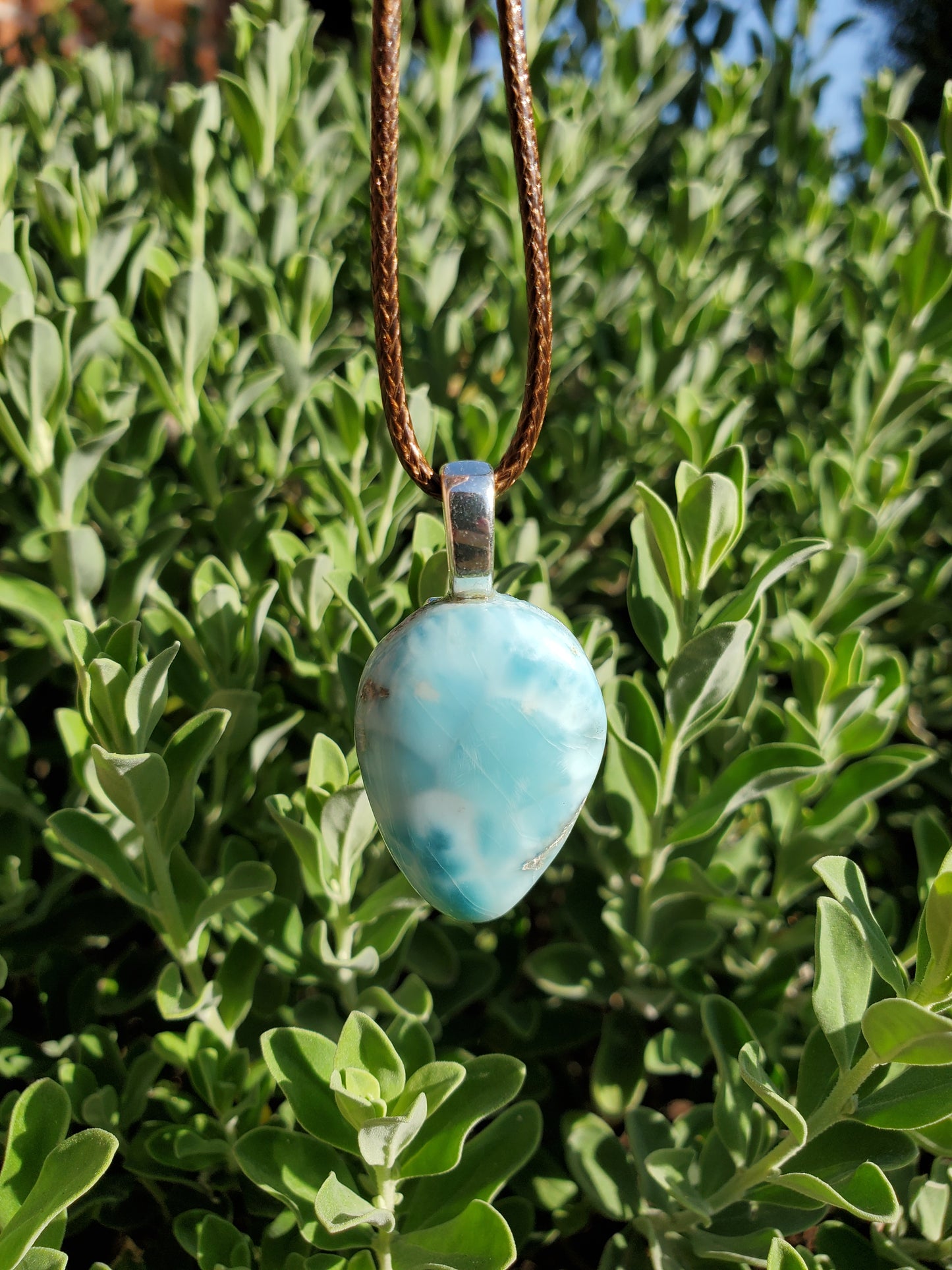 Larimar pendant - B