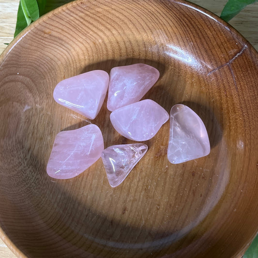 Madagascar Rose Quartz Tumbles