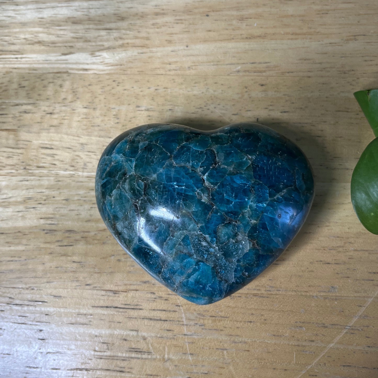 Blue Apatite - heart