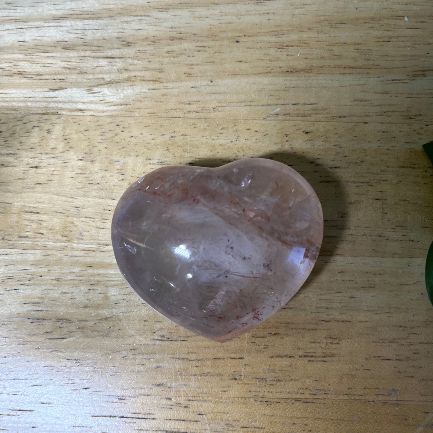 Hematoid quartz - hearts