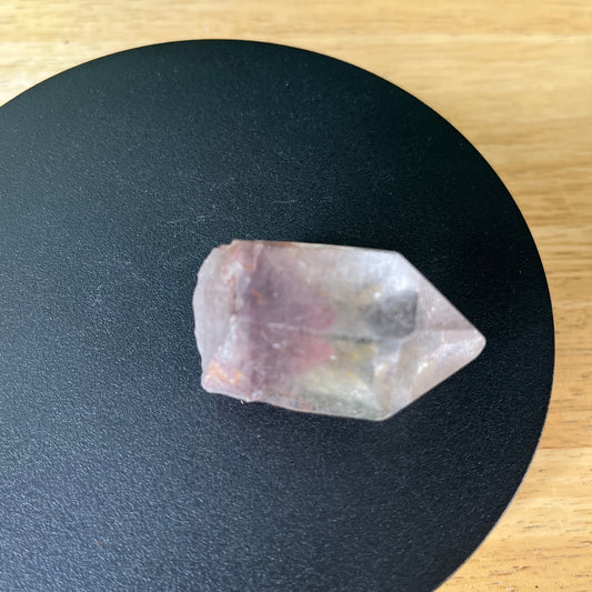 Hematite Phantom Quartz Point - I