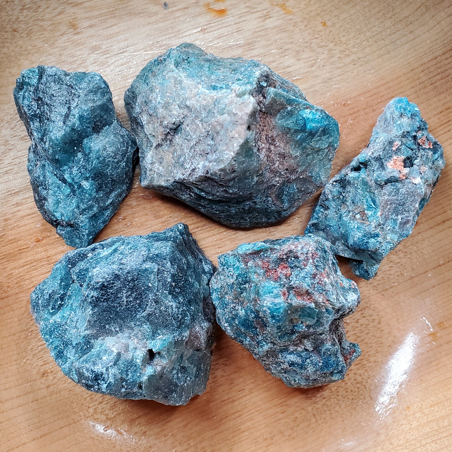 Blue Apatite - Rough