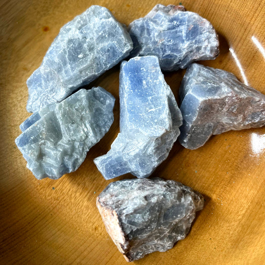 Blue Calcite - Rough