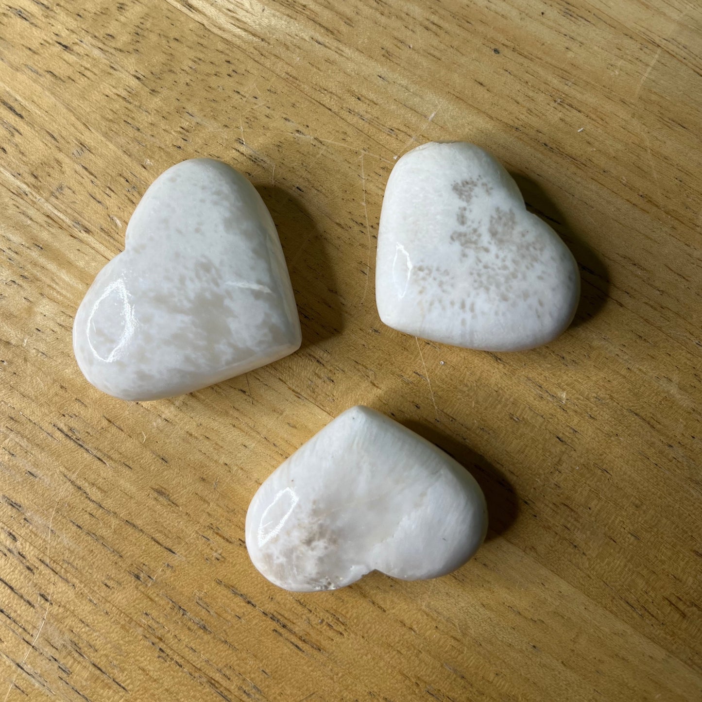 Scolecite Hearts - Small