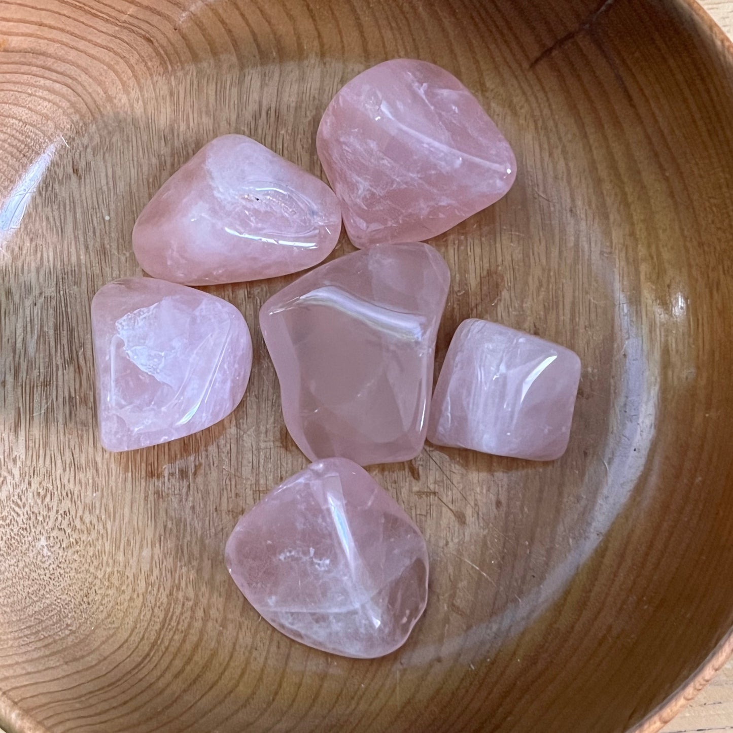 Madagascar Rose Quartz Tumbles