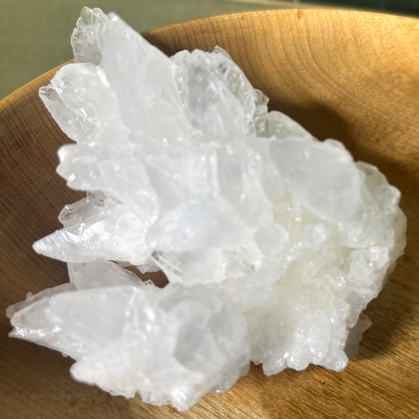 White Aragonite / Cave Calcite - A