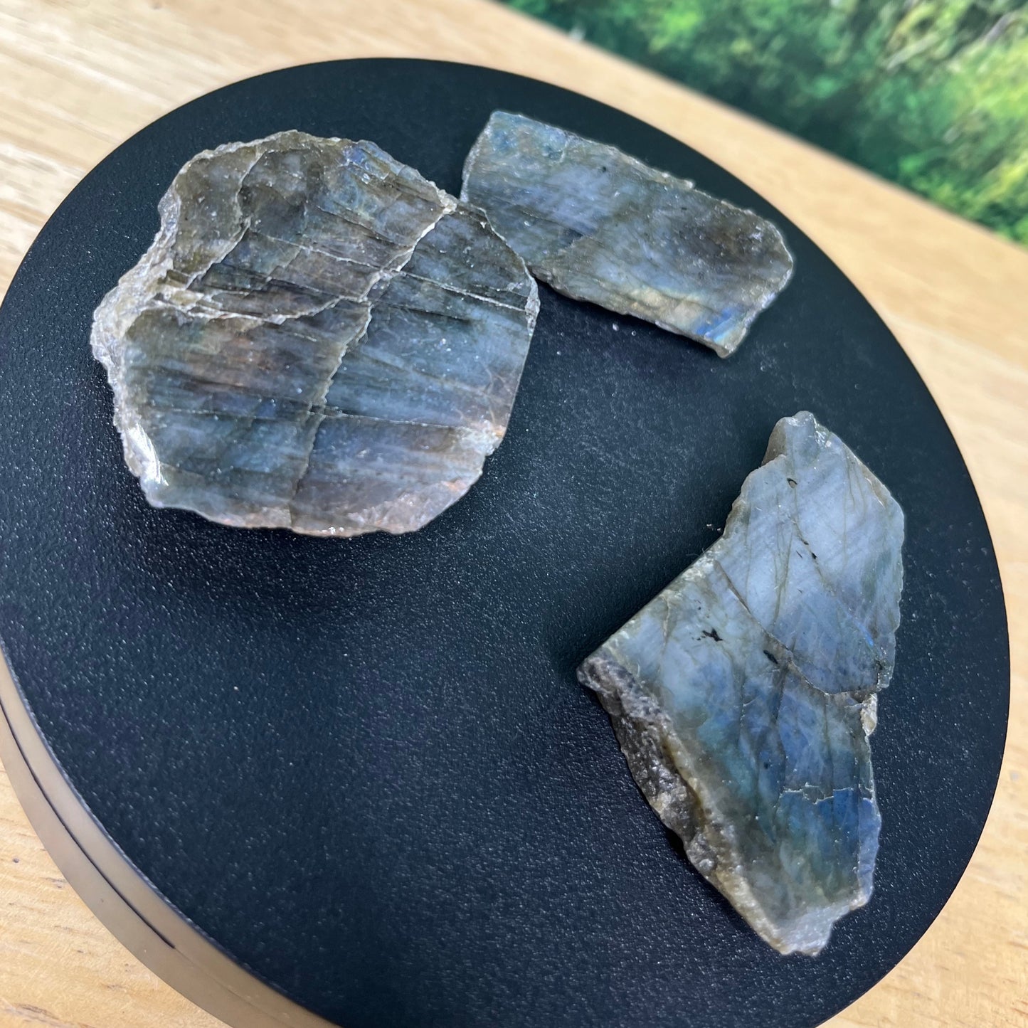 Labradorite -half polished