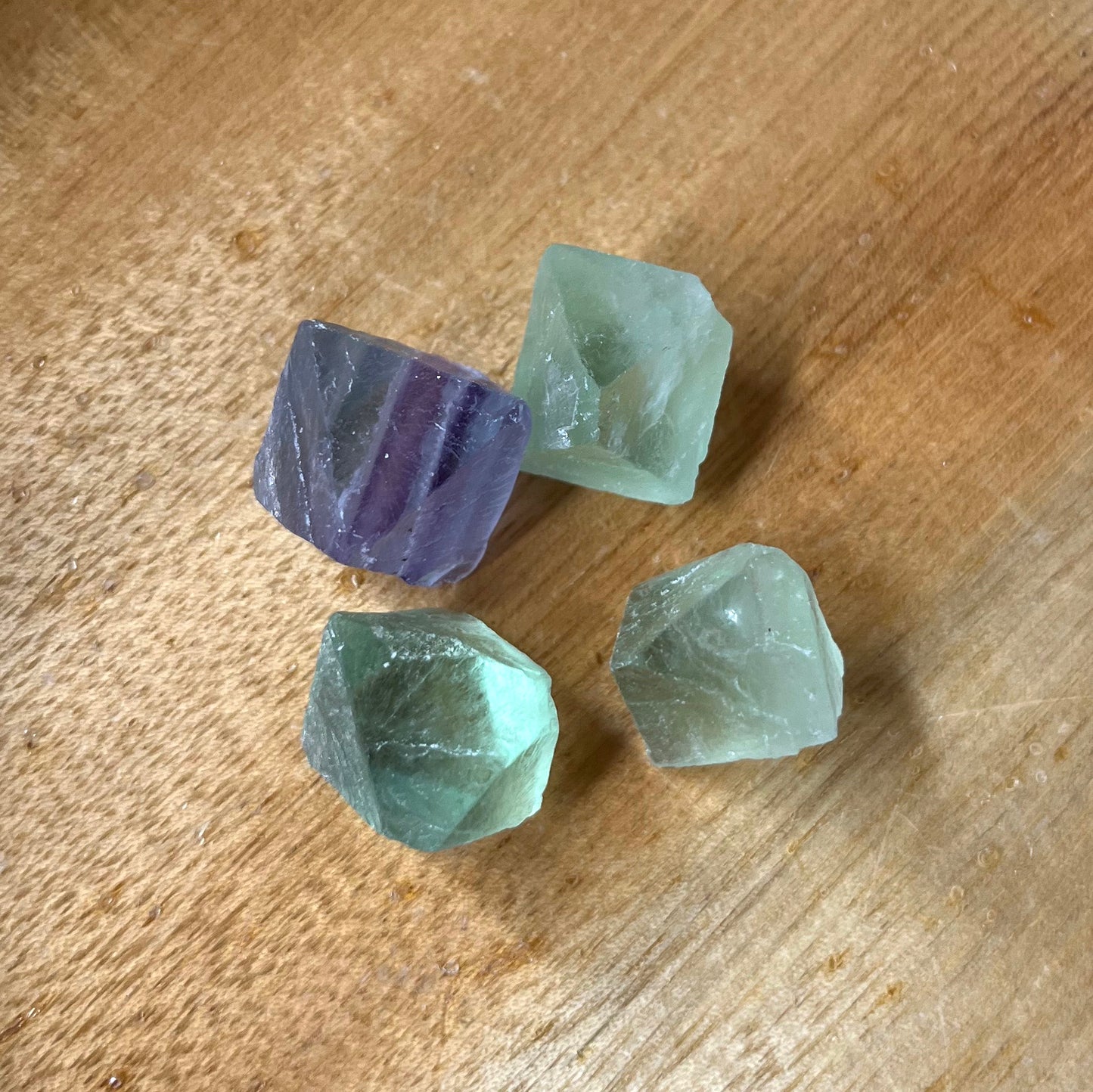 Fluorite Octahedron - Extra Small