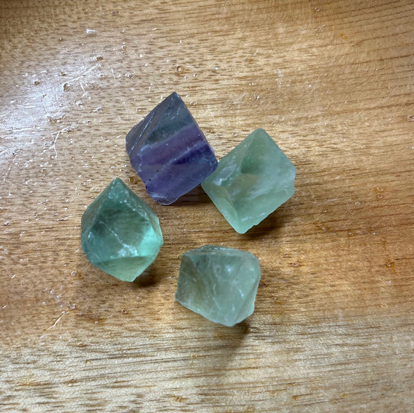 Fluorite Octahedron - Extra Small