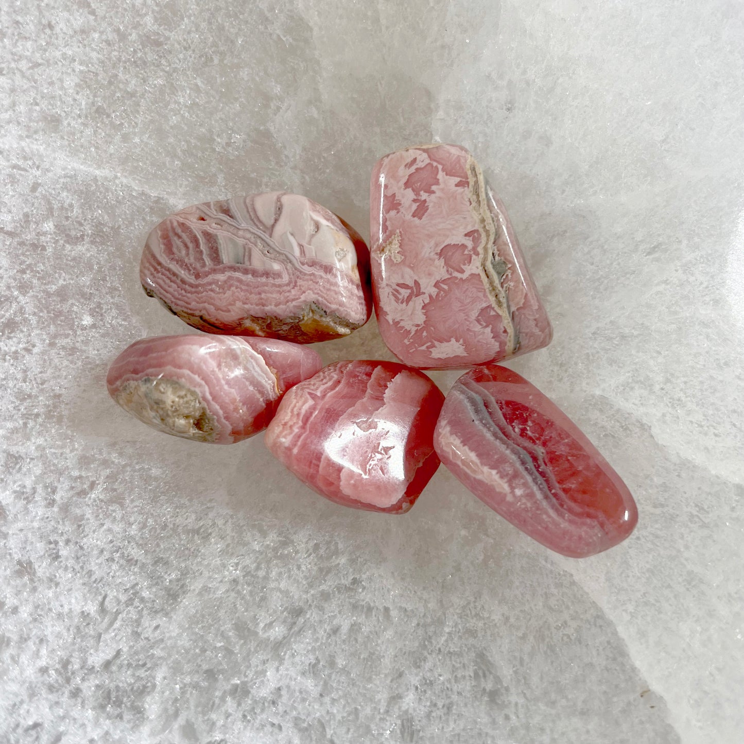 Rhodochrosite Tumbles - XS, AA Grade