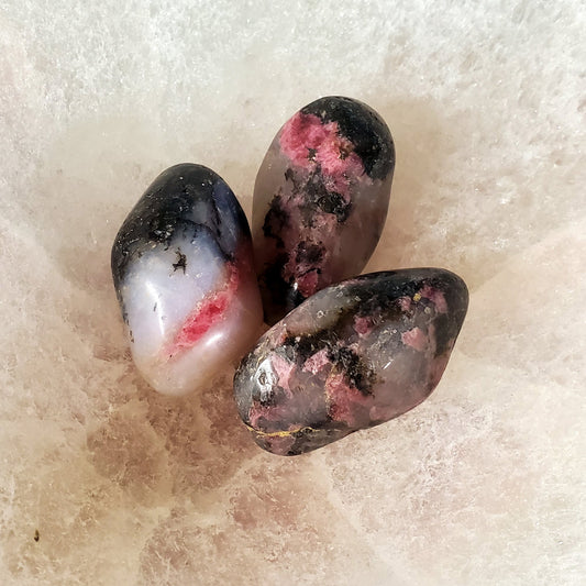 Rhodonite Tumbles
