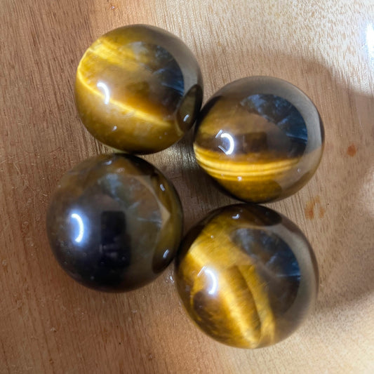 Tiger's Eye Spheres - Medium