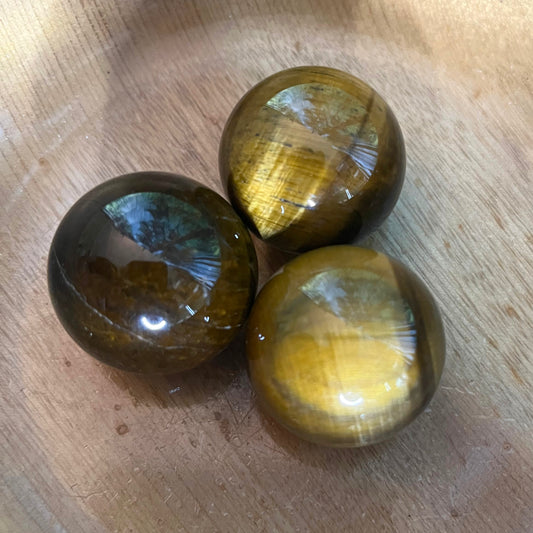 Tiger's Eye Spheres - Large